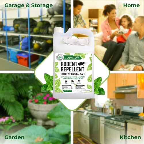 128 oz Mighty Mint Rodent Repellent Peppermint Oil