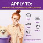 De-Skunk Odor Destroying Shampoo for Dogs, 32 oz. – Formulated with Powerful De-Greasers, Skunk Odor Remover for Pets, Carpet, Furniture and More – Removes Skunk Smell Fast