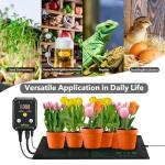 BN-LINK Digital Heat Mat Thermostat Controller for Seed Germination, Reptiles and Brewing Breeding Incubation Greenhouse, 40-108°F, 8.3A 1000W ETL Listed