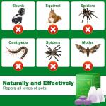 24 Pack Skunk Repellent Outdoor - Natural Rodent Repellent & Rat Repellent, Squirrel Repellent for Cars, Ingredients Rat Repellent Balls Deterrent Indoor for Family & Pet Safe