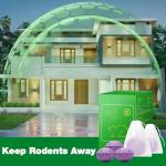 24 Pack Skunk Repellent Outdoor - Natural Rodent Repellent & Rat Repellent, Squirrel Repellent for Cars, Ingredients Rat Repellent Balls Deterrent Indoor for Family & Pet Safe