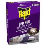 Raid Bed Bug Detector & Trap, 8 ct