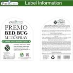 Premo Guard Bed Bug Killer Spray 24 oz - University Tested 100% Kill Rate - Natural Non Toxic, Stain & Scent Free - Kill Bedbugs & Mites On Bed & Blankets, Furniture, Clothing - Child & Pet Safe