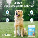Flea and Tick Prevention for Dogs Chewable: Natural Soft Dog Treats, Oral Pet Treatment for Dogs Health & Immunity - Daily Supplement & Repellent Chews for Small, Large Dog, Puppy Flea & Tick Control