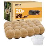 20 Packs Mole Repellent, Vole Repellent Outdoor, Powerful Moles Deterrent for Yard, Gopher Repellent, Moles Control, Keep Mole and Vole Out of Your Garden