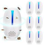 2025 Upgraded Version Ultrasonic Repeller Indoor, Mouse Traps Repellent Plug in, Pest Control, Repellent Roach, Rodent, Mouse, Bugs, Mosquito, Spider, Ant for Home,Kitchen, Office, Warehouse 6 Packs