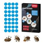 32 Pack Roach Killer Indoor Infestation Roaches Gel Bait Stations, Powerful Cockroach Killer Indoor Home for Roach Infestation, Long-Lasting & Effective Cockroach Gel Bait, Easy to Use & No Mess