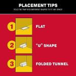 Catchmaster Roach Trap Glue Boards 6-Pk, Adhesive Bug Catcher, Insect & Roach Killer, Scorpion, Spider, Cricket, & Cockroach Traps for Home, Bulk Glue Traps for House & Garage, Pet Safe Pest Control