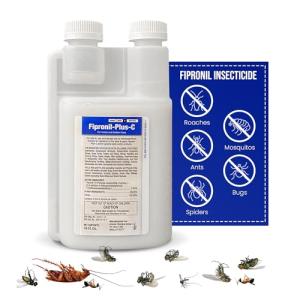 Fipronil Plus C Pest Control Concentrate - DIY Commercial-Strength Roach Killer Indoor Infestation, Easy-Use Ant Spray, Makes 21 Gallons of Fipronil Solution for Homeowners - 16 oz