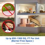 2025 Upgraded Ultrasonic & Insect Indoor Repeller 6 Pack, FTOTL Electronic Pest Control with Smart Chip & Night Light, for Mice, Roaches, Spiders, Child & Pet Friendly Home Use