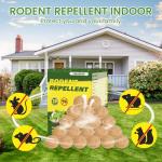 Rodent Repellent, 20Pack Peppermint Oil to Repel Mice and Rats, Squirrel Repellent for Cars, Mouse Repellent for Indoor/Outdoor, Garden Use (1 Count (Pack of 20))