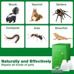 36 Pack Skunk Repellent for Yard - Squirrel Repellent, Mouse Repellent for Cars Energine, Keep Squirrels Away for Yard, Safe for Pets & Children