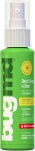BugMD Bed Bug & Mite Spray - TSA Approved 3 oz - Child & Pet Safe, Stain & Odor Free - Lice, Tick, Fly, Mosquito, Flea, Dust Mite Treatment - Travel Essential for Hotels, Suitcases, Backpacks, Shoes