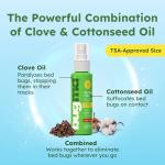 BugMD Bed Bug & Mite Spray - TSA Approved 3 oz - Child & Pet Safe, Stain & Odor Free - Lice, Tick, Fly, Mosquito, Flea, Dust Mite Treatment - Travel Essential for Hotels, Suitcases, Backpacks, Shoes