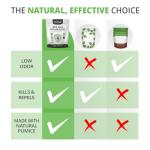 Bed Bug Killer Dust, 1 lb. | Natural Pumice Powder with Thyme and Geraniol for Indoor Treatment of Bed Bugs | Kills Bed Bugs and Eggs by Contact | Low-Odor and Non-Staining Pest Control Powder