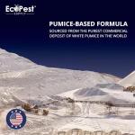 Bed Bug Killer Dust, 1 lb. | Natural Pumice Powder with Thyme and Geraniol for Indoor Treatment of Bed Bugs | Kills Bed Bugs and Eggs by Contact | Low-Odor and Non-Staining Pest Control Powder