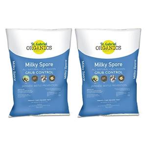 St. Gabriel Laboratories Organics Milky Spore Grub Control Mix Pest Controller, 2 Pack