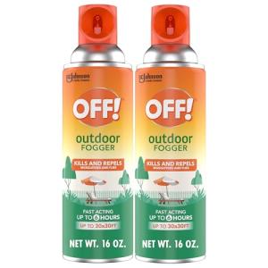 OFF! Outdoor Insect & Mosquito Repellent Fogger, Backyard Pretreat, Kills & Repels Insects in an up to 900 sq, ft, area, 16 oz (Pack of 2)