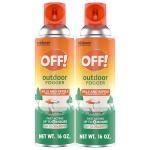 OFF! Outdoor Insect & Mosquito Repellent Fogger, Backyard Pretreat, Kills & Repels Insects in an up to 900 sq, ft, area, 16 oz (Pack of 2)