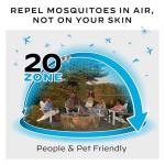 Thermacell Mosquito Repellent E-Series Rechargeable Repeller; Patio Shield 20’ Mosquito Protection Zone; Includes 36-Hr Repellent Refill; No Flame or Scent; Bug Spray and Bug Zapper Alternative