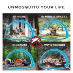 Thermacell Mosquito Repellent E-Series Rechargeable Repeller; Patio Shield 20’ Mosquito Protection Zone; Includes 36-Hr Repellent Refill; No Flame or Scent; Bug Spray and Bug Zapper Alternative