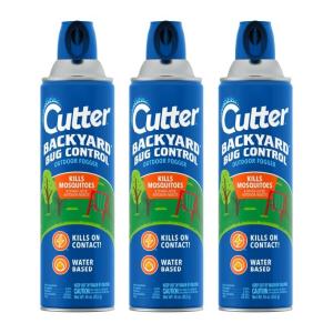 Cutter Backyard Bug Control Outdoor Fogger, Kills Mosquitoes, Fleas & Listed Ants, 16 Ounce, 3-Pack