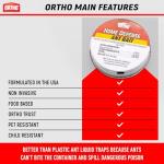 Ant Traps Indoor by Ortho Home Defense 4pk- Metallic & Adhesive Ant Killer Indoor & Ant Killer Outdoor - Ant Trap