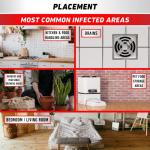 Ant Traps Indoor by Ortho Home Defense 4pk- Metallic & Adhesive Ant Killer Indoor & Ant Killer Outdoor - Ant Trap