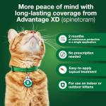 Advantage XD Large Cat Flea Prevention & Treatment For Cats over 9lbs. | 1-Topical Dose, 2-Months of Protection Per Dose