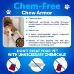 Flea and Tick Prevention for Dogs Chewables - Natural Flea Treatment Control - Supplement for Large & Small Dogs with Vitamins - Immune Support Chews - Puppy Pest Defense Oral Pills - 120 Soft Treats