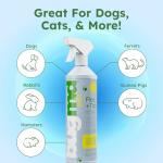 BugMD Flea and Tick Concentrate (3.7 oz, 2 Pack) - Essential Oil-Powered Formula, Controls Fleas, Ticks, Mites in Dogs and Other Furred Animals, Spray on Pet Beds, Kennels