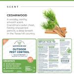 Wondercide - Outdoor Pest Control Spray Concentrate with Natural Essential Oils - Mosquito, Ant, Roach, and Insect Killer, Treatment, and Repellent - Safe Around Pets, Plants, Kids - 16 oz