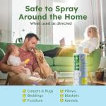 BugMD Flea and Tick Concentrate (3.7 oz, 2 Pack) - Essential Oil-Powered Formula, Controls Fleas, Ticks, Mites in Dogs and Other Furred Animals, Spray on Pet Beds, Kennels