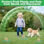48 Pack Natural Raccoon Repellent Outdoor Indoor, Skunk Repellents, Skunk Coyote Fox Deterrent Lasting Long Protect for Garden, Patio, Yard, Farm, Attic, Pets & Kids Safe