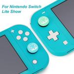 Tscope for Animal Crossing Thumb Grip Caps for Nintendo Switch/Switch Lite Controller, Joy-Cons Analog Joystick Cute Raccoon Soft Silicone Covers for NS Accessories (Anime Raccoon)