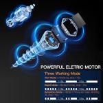 4 Pack Mole Repellent Screw Solar Powered Gopher Deterrent Stake for Outdoor Lawns with Electic Vibration, Repels Snake Vole Groundhog Armadillo from Yard and Garden