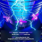 Bug Zapper Outdoor & Indoor Cordless Mosquito Zappers with Rechargeable 4800mAh Battery & Camping Light Electric Fly Trap for Patio, Kitchen, Backyard and Garden Portable Gnat Killer