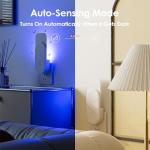 Flying Insect Trap, 2 in 1 Indoor Plug-in Fruit Fly Trap, 1 Trap White and 6 Glue Cards, Fruit Fly Traps for Gnat, Moth, Mosquito, Suitable for Every Part of The Home