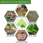 50 Pack Snake Be Gone for Yard Powerful Pet Safe,Moth Balls for Lawn Garden Camping Fishing Home to Repels Snakes and Other Pests