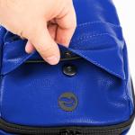 Skunk Uno Cross Body Backpack (Blue Leather)
