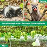 24 Pack Natural Raccoon Repellent - Peppermint Skunk Repellent for Outdoor Yard Attic Garden House | Long-Lasting Protection | Safe for Dogs and Children, Light Green