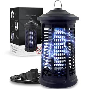 Electric Bug Zapper Indoor/Outdoor, 4200V High Powered Mosquito Zappers Killer, Waterproof Insect Fly Swatter Zapper Mosquito Trap Outdoor, Fly Traps, Insect Killer for Home,Garden,Backyard, Camping