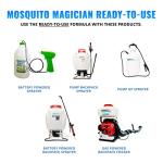 Mosquito Magician Ready to Use Liquid Solution – Kills Mosquitoes, Fleas & Fire Ants – Use with Mosquito Foggers, Sprayers & Misting Systems – Pet & Yard Safe for Lawns, Patios, Outdoors, 2 Gallon