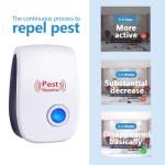 Mouse Rodent Rat Spider Roach Repellent Indoor Ultrasonic Pest Insect Bug Repeller, Pest Control Device for Home Basement Attic Garage (6 Pack, Red)