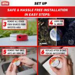 Ant Traps Indoor by ORTHO Home Defense 10pk- Metallic & Adhesive Ant Killer Indoor & Outdoor - Trap & Bait Traps Outdoor