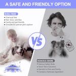 Lickoon 2 Packs Flea Traps for Inside Your Home with 6 Sticky Pads and USB Cable, Flea Light Traps for Home, Hanging Pest Control Device for Bugs Moths Gnats, Effective Indoor Outdoor