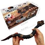 Upgrade Remote Control Snake Toy Electric Sensor RC Cobra Realistic Fast Flexible Moving Fake Joke Scary Trick Prank for Pets Cats Dogs Kids Boys Birthday Gifts