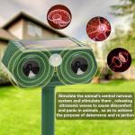 Solar Skunk Repellent, Waterproof Animal Repellent for Skunk Raccoon Yard Garden Lawn Outdoor