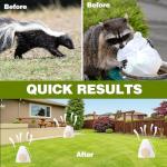 36 Pack Skunk & Raccoon Repellent Outdoor, Natural Peppermint Rodent Repellent Ball Humane Keep Skunk, Squirrel, Mouse, Raccoon Away from Yard Garden Lawn, Powerful Skunk Deterrent Outdoor