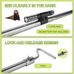 Dog Catcher Pole, Animal Catch Pole, Animal Control Tool Trap Kit for Dogs, Pig, Fox, Hog and Other Wildlife 45 inchs